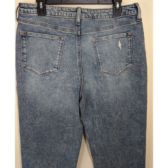 Sonoma Women's Jean Vintage Style High Rise Straight Leg Lightly Distressed 14 - Picture 6 of 10